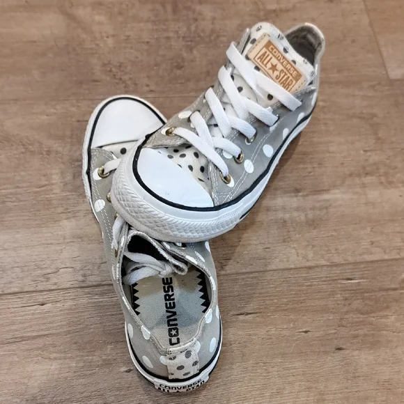 Converse Gray and White High-Top Sneakers - Picture 7 of 8